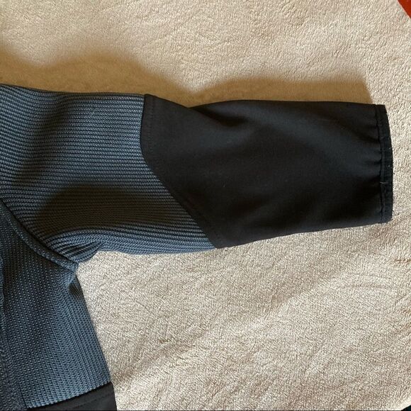 Weatherproof Boys Scuba Jacket Gray Lightweight Full Zip Pockets Hooded size 5/6 - Picture 6 of 13